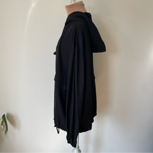 St. John Sport Marie Gray Vintage Black Half Zipper Windbreaker Jacket Size L - Picture 2 of 11